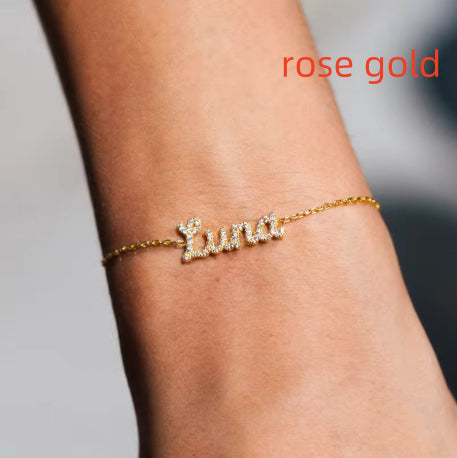 Customized Name Bracelets 925 Silver Name Bracelet
